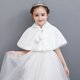 thumbnail image 1 of Vestido infantil chal mujer capa flor niña otoño e invierno niña pequeña capa princesa falda abrigo cálido, 1 of 5