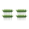 thumbnail image 3 of Matsuzay 12 piezas de plantas artificiales hoja falsa resistente a los rayos 7 ramas flor helecho jardín camino colgante hojas planta 7 tenedor y 21 hojas 2piezas, 3 of 6