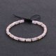 thumbnail image 1 of Xiao Hua Pulseras de cuentas para mujer y hombre - Pulsera de cuentas con cristales curativos ajustables de 4 mm - Rosa, 1 of 3