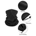 thumbnail image 3 of 4 Pieces Winter Neck Warmers Fleece Gaiter Windproof Face Covering, 3 of 5