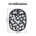 thumbnail image 3 of Naloa Daisies Flowers Silicone Pot Holders, Oven Mitts Heat Resistant Hot Pads, Non Slip Pot Holder for Kitchen Baking and Cooking 9.4 x 7.5 Inches, 3 of 7