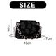 thumbnail image 2 of Mini bolso cruzado de hombro con conocimiento de embarque de mano con cadena, bolso cuadrado pequeño, bolso cruzado para mujer, 2 of 5