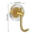 thumbnail image 3 of 1 Wall Hook Wall Hanger Bathroom Hook Used For Hanging Wall Robes Decorative Acrylic Clothes Hook Utensil Holder Stainless Steel Utility Tub with Rope Handles Large Large Cat Backpack Holds 20lbs Or, 3 of 4
