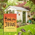 thumbnail image 3 of Shmbada Thank You Jesus Garden Flag Vertical Double Sided For everything And everyone, God Christian Passion Week Nativity Yard Outdoor Decoration 12.5 x 18 Inch, 3 of 7