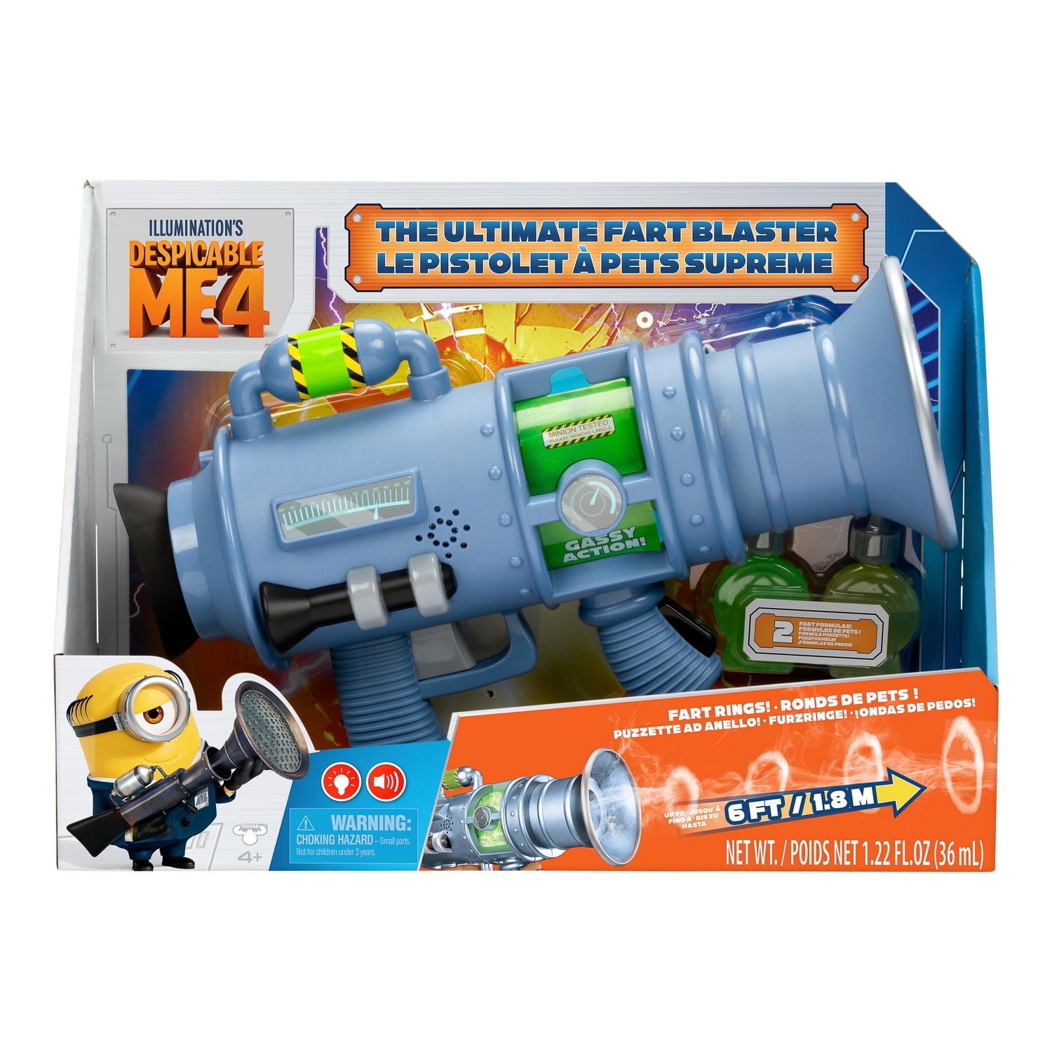 DESPICABLE ME 4 ULTIMATE FART BLASTER LIGHTS AND SFX