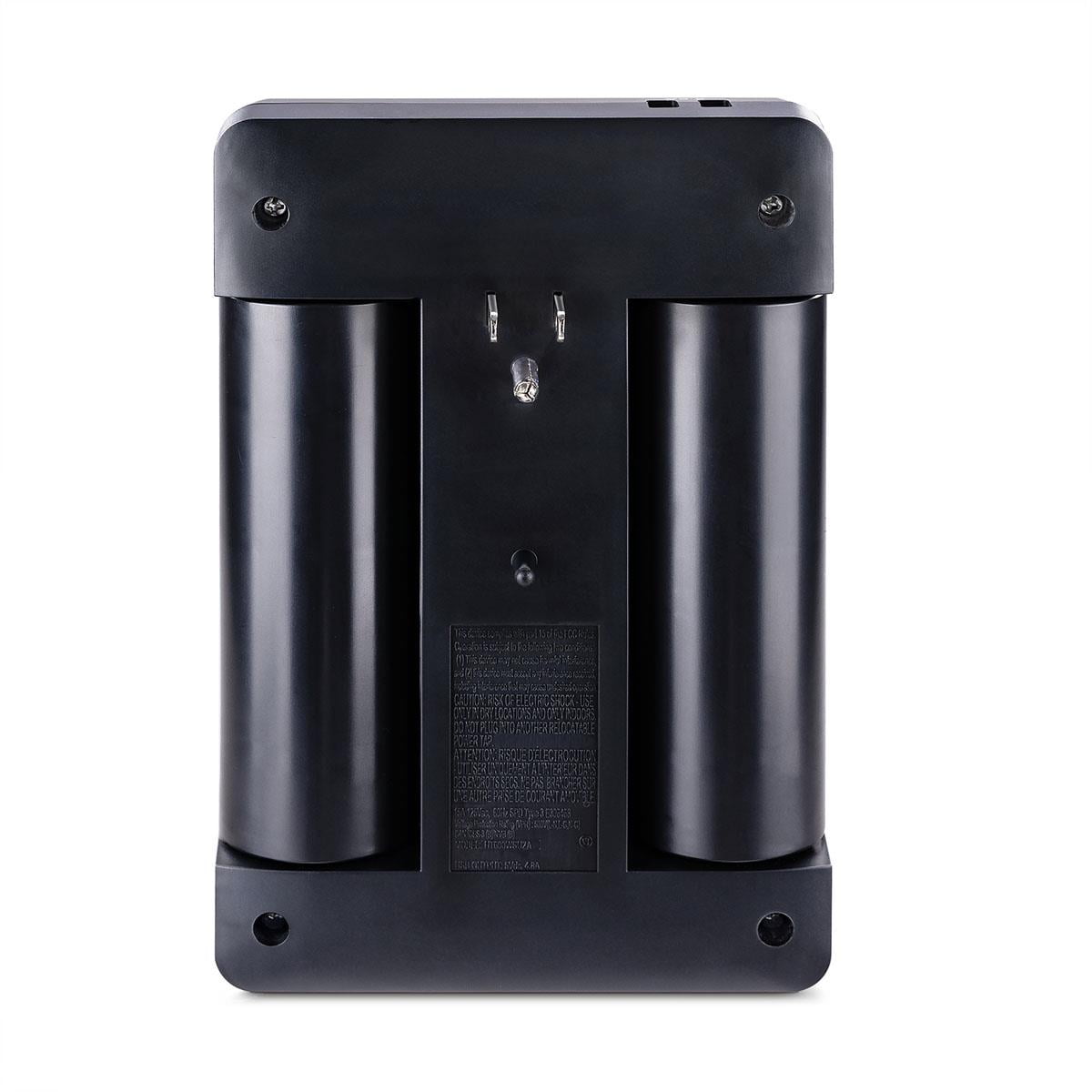 CyberPower HT600WSU2A 6-Outlet 500V Wall Mount Surge Protector, Black