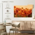 thumbnail image 5 of Elephant Stock Vibrant Summer Poppies Wall Art - Horizontal Canvas Wall Art - Living Room Wall Decor - Floral And Botanical Canvas - Orange And Green Decor By Silvia Vassileva - 12" x 8", 5 of 8