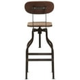 thumbnail image 5 of Bowery Hill Adustable Steel Swivel Bar Stool in Rust, 5 of 8