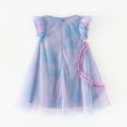 thumbnail image 4 of Bearichfupo Kids Toddler Girls Sleeveless Tie Dye Floral Tulle Holiday Party Costume Dress Dance Party Princess Dresses Clothes, Sizes 2-3 Years, 4 of 6