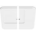 thumbnail image 2 of 18"OD x 1"ID x 6 1/4"C x 1"P Lucan Architectural Grade PVC Contemporary Ceiling Medallion, Two Piece, 2 of 11