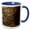 Blue/White, variant on 3drose, Mars Geology Space Theme Science, 11oz Two-tone Green Mug