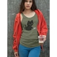 thumbnail image 2 of Eat It. Kitten W Mouse Racerback Tank Women -Smartprints Designs, Female XX-Large, 2 of 4