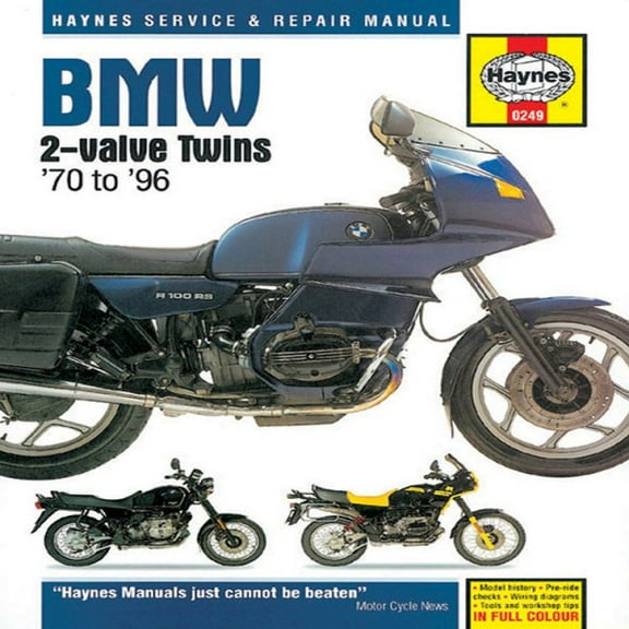 Haynes Service & Repair Manuals (Hardcover): BMW 2-Valve Twins 1970-1996 (Hardcover)