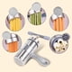 thumbnail image 4 of Máquina para hacer pasta profesional de acero inoxidable, exprimidor de frutas y verduras, máquina para prensar pasta y arroz, 4 of 8