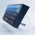 thumbnail image 5 of Keyboard Display Stand Holder Mechanical Computer Keyboard Stand Shelf for Desk Transparent Acrylic Stand Keyboards Storage Holder Tray for Computer Tablet Picture Frame (Small), 5 of 5