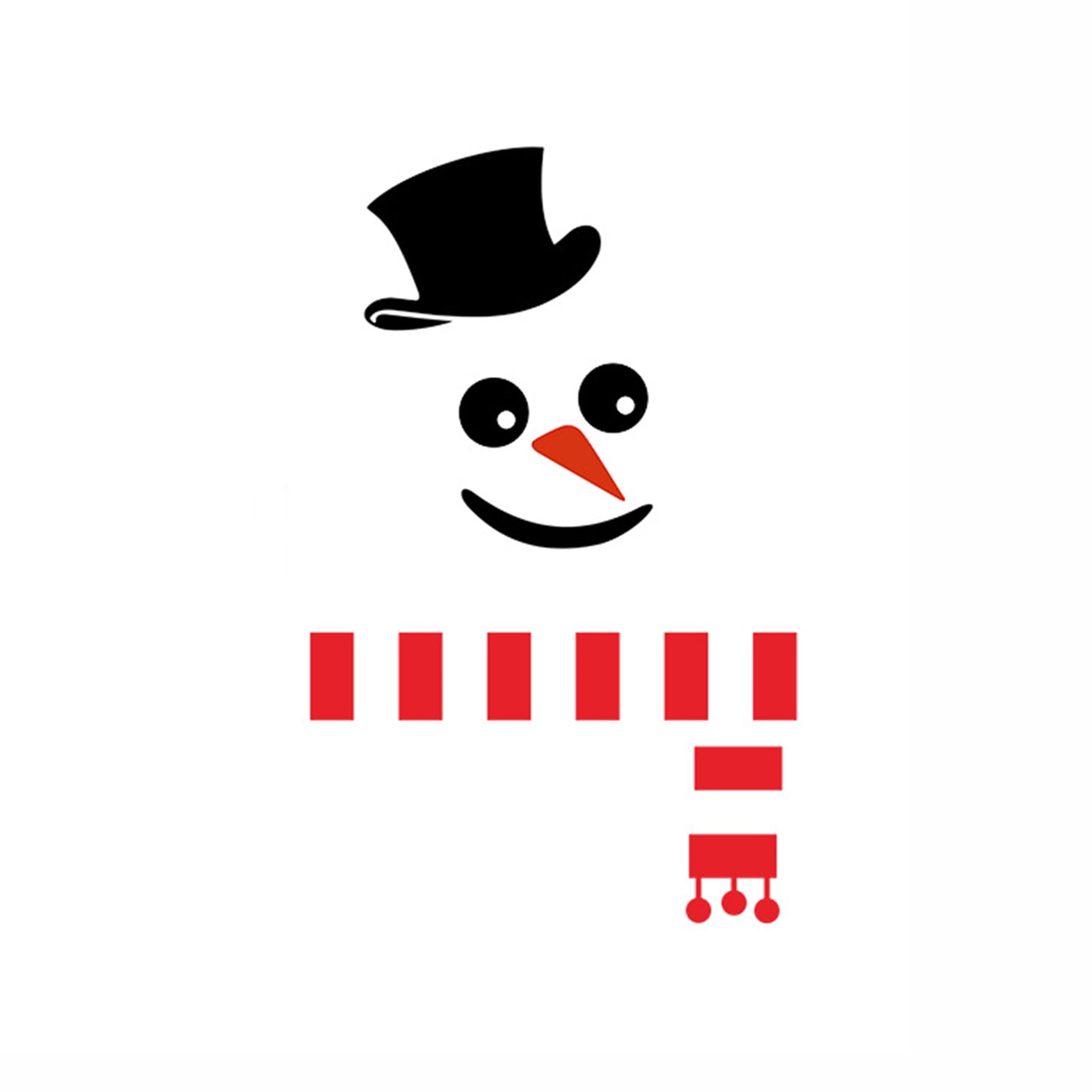 Jaspee PVC Stickers Snowman Cartoon Home Emoticons Decoration For jaspee-pvc-stickers-snowman-cartoon-home-emoticons-decoration-for