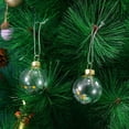 thumbnail image 5 of 10/12 piezas de bolas de Navidad transparentes de plástico rellenables de 8-10 cm, adornos colgantes para árbol de Navidad, decoración para bodas, fiestas, caja de regalo, 5 of 5