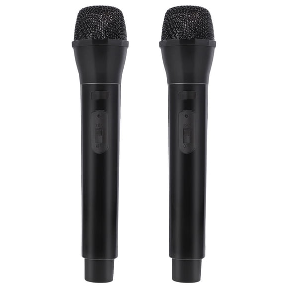 KAKOWELY 2 micrófonos de juguete para niños, micrófono de simulación, accesorio para fotos