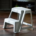thumbnail image 6 of Gracious Living 16" Plastic 2 Step Portable Home & Kitchen Stool (4 Pack), 6 of 10