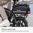 thumbnail image 6 of Jetson Axle X Portable Folding Electric Bike With Pneumatic 12 in Tires, Black, 6 of 8