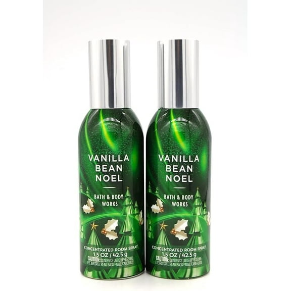 Bath & Body Works Vanilla Bean Noel Concentrated Room Spray- Pack of 2