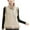 White Vest, variant on Htigea Women’s Faux Suede Vest Fall Winter Fleece Lined Sleeveless Jackets Stylish Stand Collar Coat Comfy Zip Up Outerwear with Pockets Khaki M