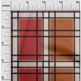 thumbnail image 1 of oneOone Cotton Poplin Fabric Madras Check Printed Fabric 1 Yard 56 Inch Wide, 1 of 4