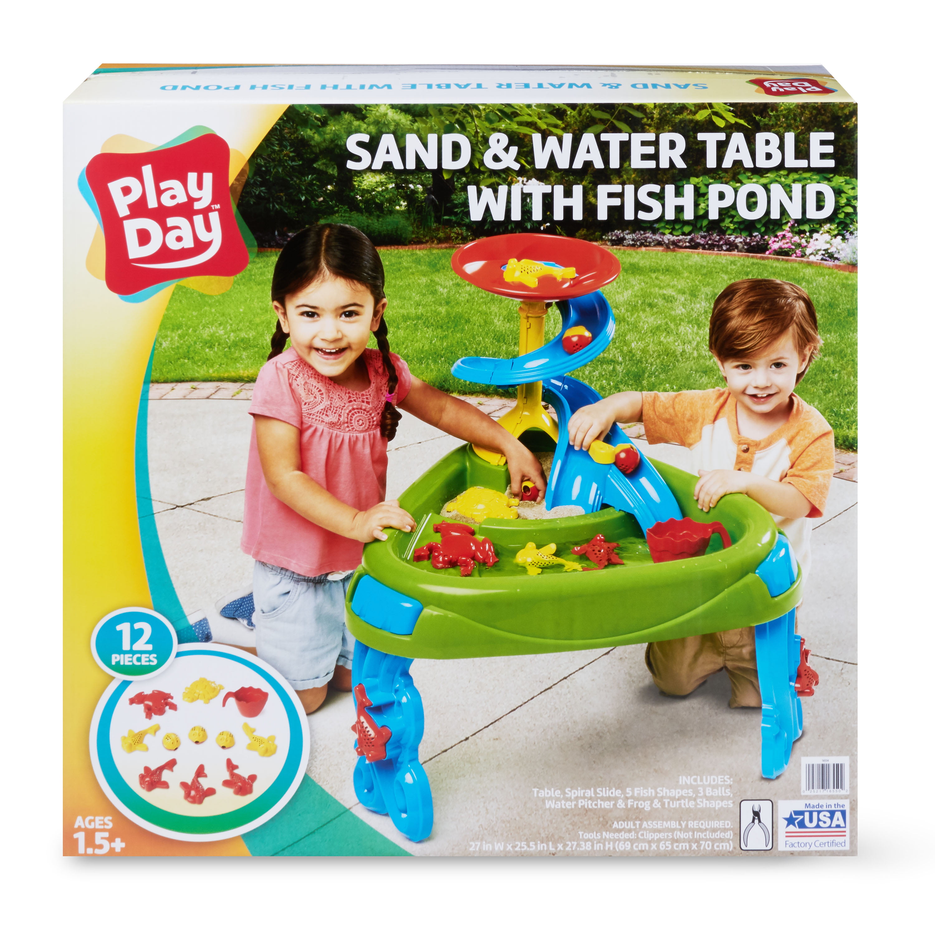 sand and water play table target