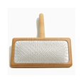 thumbnail image 3 of Dog and Cat Hair Brush, Pet Hair Brush with Wooden Handle, Elegant Grooming Comb for Removing Shed, Tangle and Dirt (large), 3 of 5