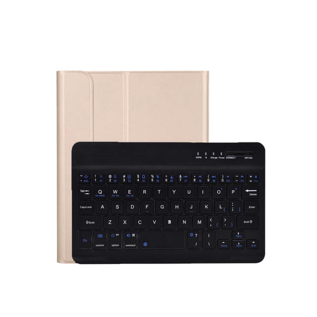 Keyboard Case for Samsung Galaxy Tab A 10.1 2019 Model SM-T510/T515/T517, Slim Shell Lightweight Stand Cover with Detachable Wireless Bluetooth Keyboard