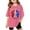 shirts 35#Hot Pink, variant on WAYUTE 4th of July Stylish Graphic Tee Top for Girls Patriotic Cozy Shirts for Kids Youth Loose Cute Summer Daily Wear