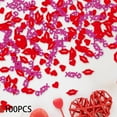 thumbnail image 3 of 100x Confeti de Corazón, Confeti de Amor Decoración del Día de San Valentín, Confeti de Mesa Decorativo Xoxo para Fiesta Festival Propuesta de , Letra Letra, 3 of 8