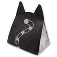 thumbnail image 2 of Touchcat 'Kitty Ears' Travel On-The-Go Collapsible Folding Cat Pet Bed House With Toy, 2 of 3