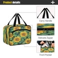 thumbnail image 4 of Travel Toiletry Bag with Metal Hook Large Capacity Cosmetic Bag Toiletry Bags for Travel, Gym, Camping Pattern Of Sunflowers, 4 of 9