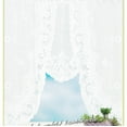 thumbnail image 3 of Birdeem Vintage Style Lace Coffee Curtain Kitchen Curtain Vintage Style Window Scarf, 3 of 10