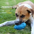 thumbnail image 5 of Juguete para perros con ladridos agresivos, pelota de goma para masticar con ruido de masticación. Resistente y duradero, adecuado para perros medianos y grandes. -azul, 5 of 5