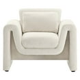 thumbnail image 5 of Modway Waverly Upholstered Modern Boucle Fabric Armchair in Ivory, 5 of 9