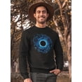 thumbnail image 2 of A Black Hole In Space Sweatshirt Men -Image by Shutterstock, Male 3X-Large, 2 of 4