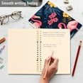 thumbnail image 4 of FORMRS 1-Subject Spiral Notebook 8" x 5" College Ruled 60 Refillable Sheet, Red Floral Flamingo, 4 of 7