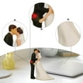 thumbnail image 6 of Almencla 1:64 Miniature Figures Wedding Couples Decoration Tiny Mini People Figurines Kiss, 6 of 8
