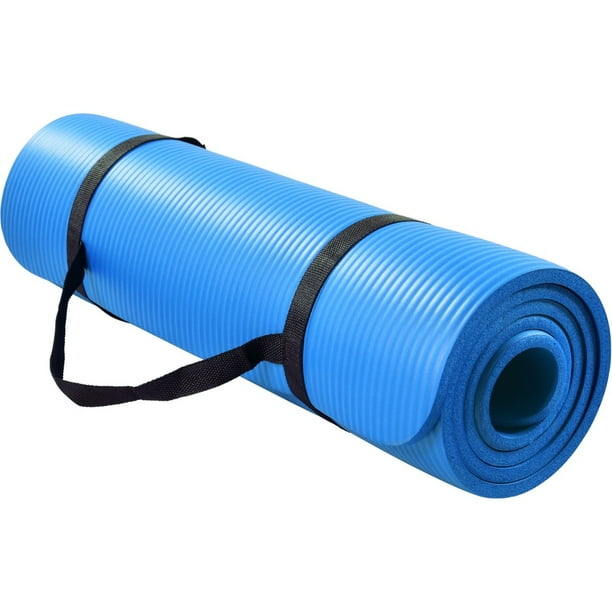 Tapete Yoga Pilates Ejercicio Centurfit Fitness Portatil Azul