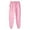 A-Pink71, variant on XIAONU Men's Solid Jogger Pants Drawstring Waist Ribbed Casual Trousers
