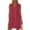 Red, variant on ClodeEU Women's Sleeveless V Neck Mini Shirt Dress,Casual Loose Flowy Summer Sundress Beige,Women's Plus L