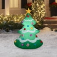 thumbnail image 2 of 4 ft Tree Christmas Airblown Yard Inflatable, Multicolor, by Holiday Time, 2 of 6