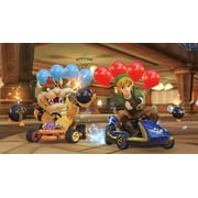 Nintendo Switch Bundle with Gray Joy Cons + Mario Kart 8 Deluxe + MightySkins Custom Console and Controller Skin Voucher - (JP Edition)