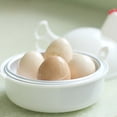 thumbnail image 3 of Chicken Shape 4 Eggs Steamer Boiler Kitchen Microwave Oven Supplies Cooker Tool, 3 of 5