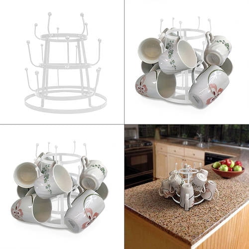 Sorbus Mug Holder Tree Organizer//Drying Rack Stand