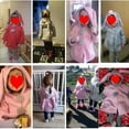 thumbnail image 7 of URMAGIC 1-6T Baby Girls Rabbit Ear Hooded Cloak Coat Fall Winter Outerwear, 7 of 7