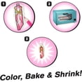 thumbnail image 4 of Shrinky Dinks Jewelry Set for Kids - Bundle 68 Piece Jewelry Kit of Beads, Elastic String and Earring Hoops, More | Shrinky Dinks Jewels for Girls, 4 of 5