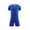 Dark Blue, variant on Ruyang Breathable Mesh Sport Jerseys for Kids Boys Solid Football Training Suit Youth Soccer Fans Shirt & Shorts Sets